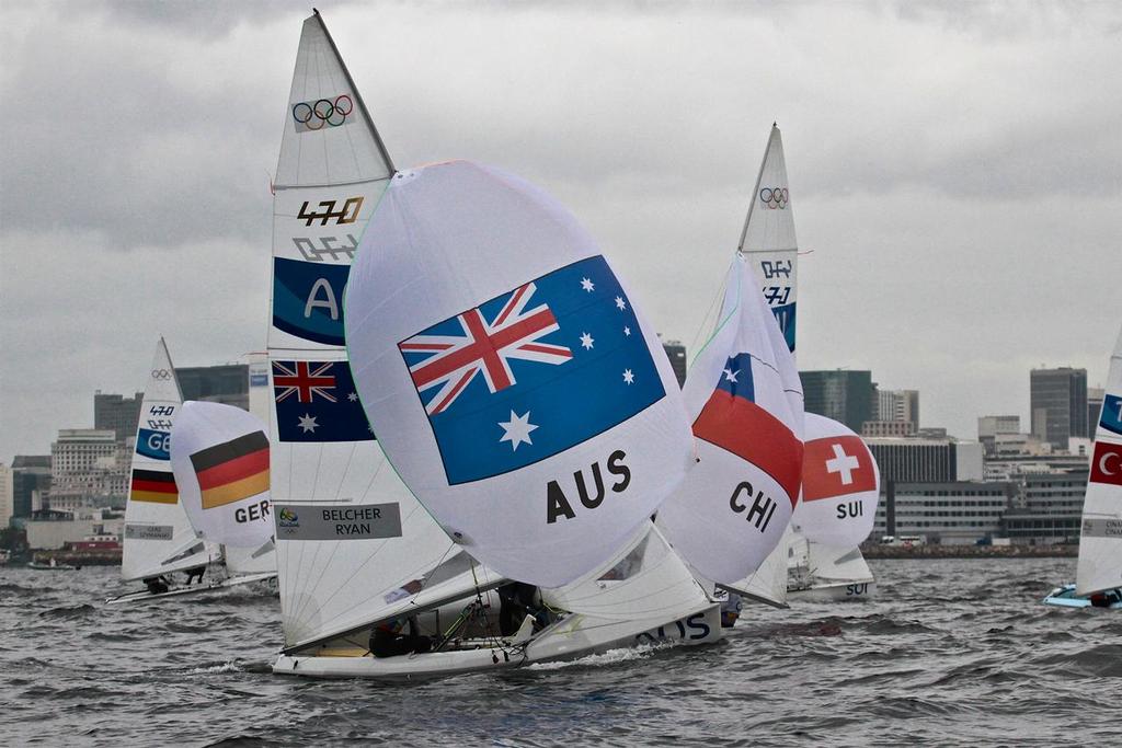 Current World 470 Mens Champions. Mat Belcher and Will Ryan Leg 2, Race 1 © Richard Gladwell www.photosport.co.nz